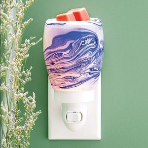 🆕 ✨NIB Scentsy Blue Watercolor Mini Warmer ✨